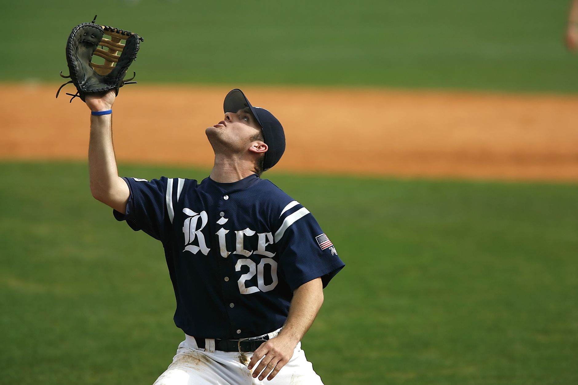 College baseball stadium during a game